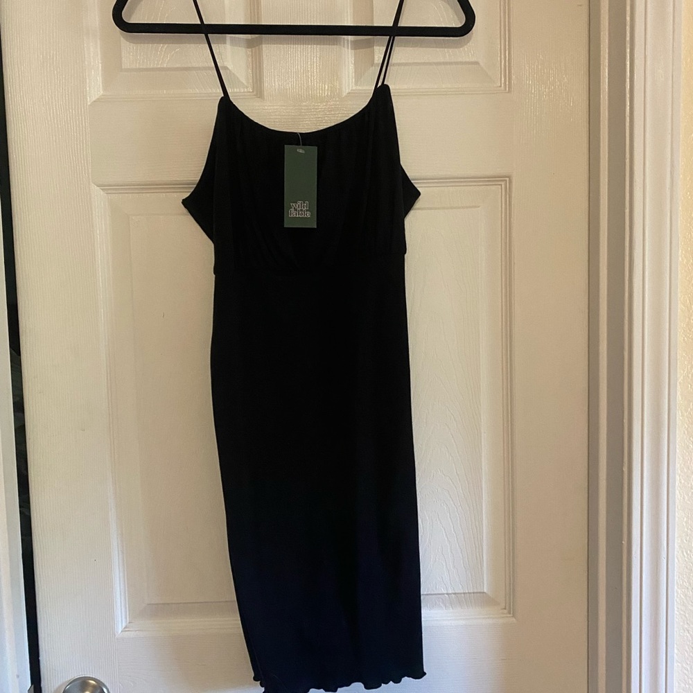 NWT black wild fable bodycon dress